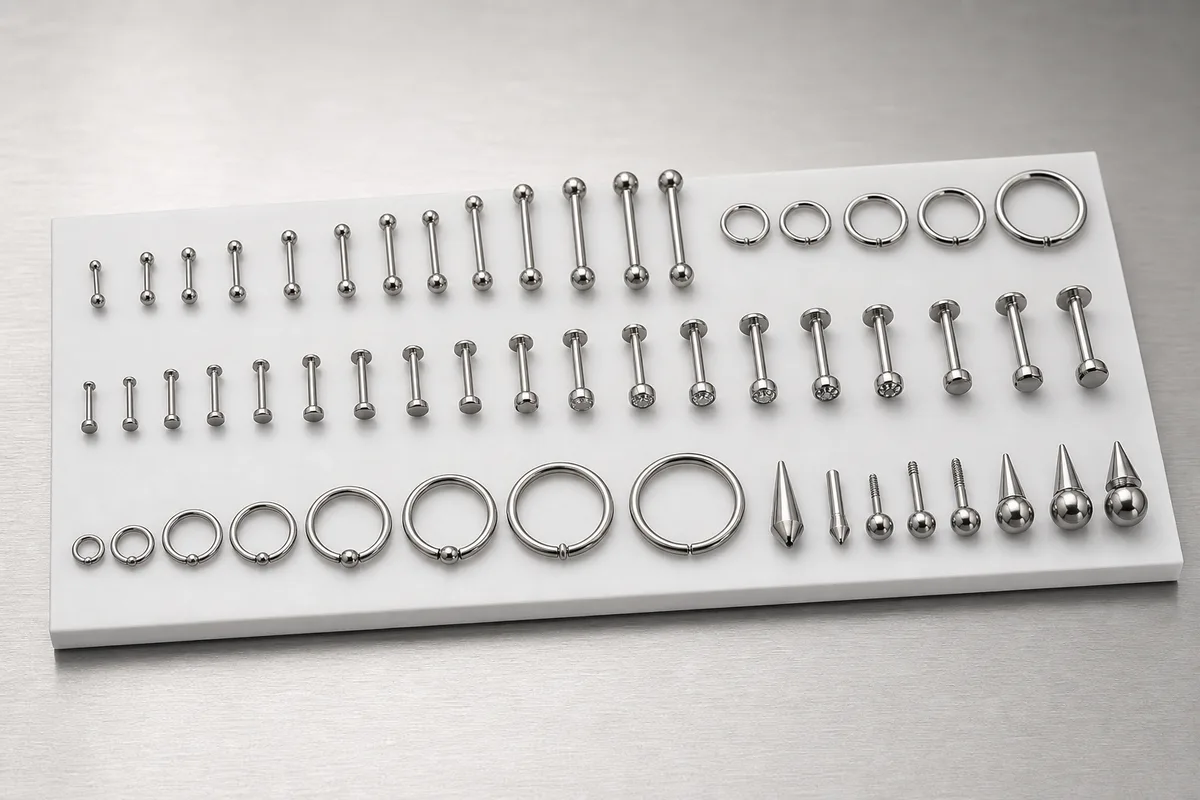 Types de piercings